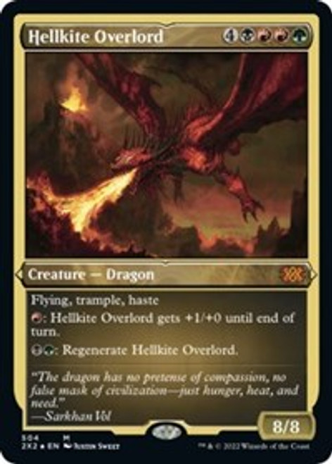 Hellkite Overlord (Foil Etched) [Foil] - Double Masters 2022