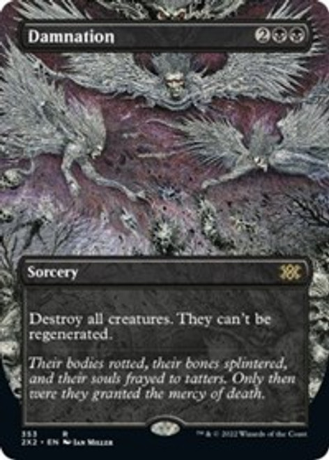 Damnation (Borderless) [Foil] - Double Masters 2022