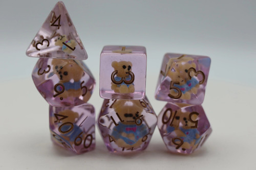 Dice and Gaming Accessories Polyhedral RPG Sets: Stuff-Inside - Teddy Bear (7)