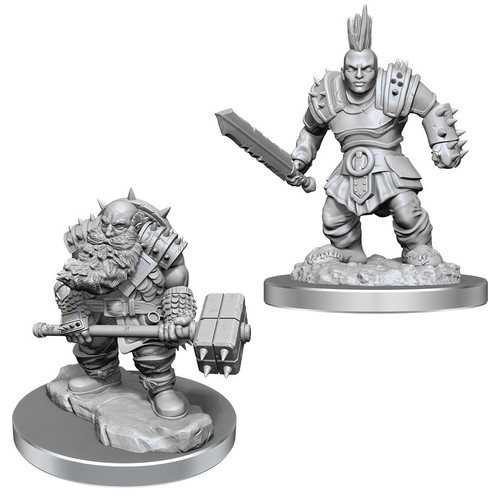 RPG Miniatures: Adventurers - Nolzurs Marvelous Unpainted Minis: Duergar Fighters