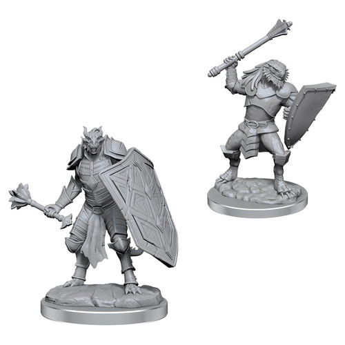 RPG Miniatures: Adventurers - Nolzurs Marvelous Unpainted Minis: Dragonborn Clerics