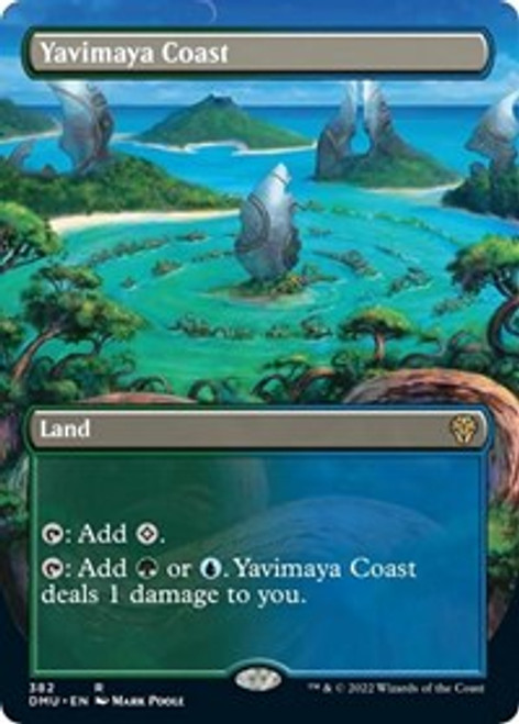 Yavimaya Coast (Borderless) [Foil] - Dominaria United