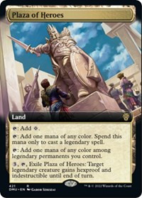 Plaza of Heroes (Extended Art) [Foil] - Dominaria United