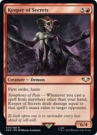 Keeper of Secrets (Surge Foil) [Foil] - Universes Beyond: Warhammer 40,000
