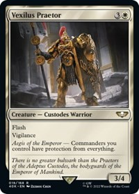 Vexilus Praetor (Surge Foil) [Foil] - Universes Beyond: Warhammer 40,000