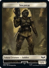 Soldier (002) // Space Marine Devastator Double-sided Token - Universes Beyond: Warhammer 40,000