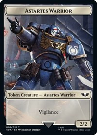 Astartes Warrior (001) // Cherubael Double-sided Token - Universes Beyond: Warhammer 40,000