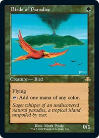Birds of Paradise (Retro Frame) [Foil] - Dominaria Remastered