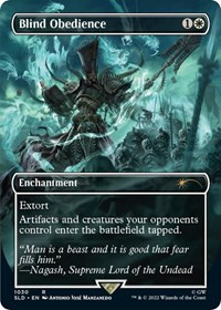 Blind Obedience (Borderless) - Secret Lair Drop Series
