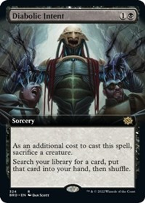 Diabolic Intent (Extended Art) [Foil] - The Brothers' War