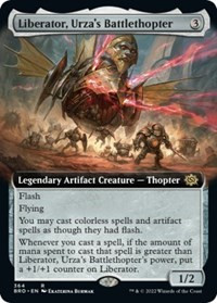 Liberator, Urza's Battlethopter (Extended Art) [Foil] - The Brothers' War