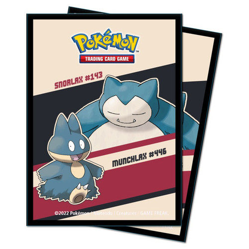 Card Sleeves: Other Printed Sleeves - Snorlax & Munchlax Sleeves (65)