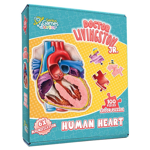 Puzzles: Puzzle: Dr Livingston - Human Heart (100 piece)