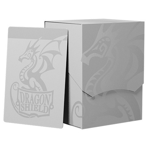 Deck Boxes: Dragon Shield: Deck Shell - Ashen White/Black