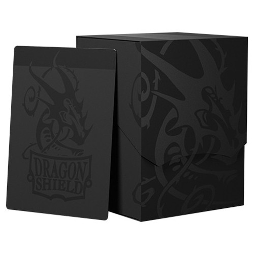 Deck Boxes: Dragon Shield: Deck Shell - Shadow Black/Black