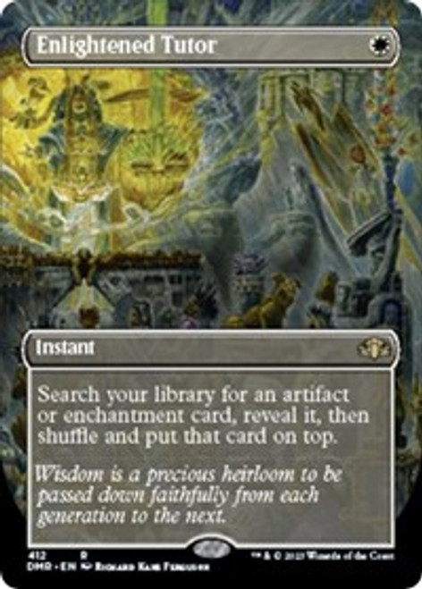 Enlightened Tutor (Borderless) - Dominaria Remastered