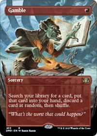 Gamble (Borderless) - Dominaria Remastered