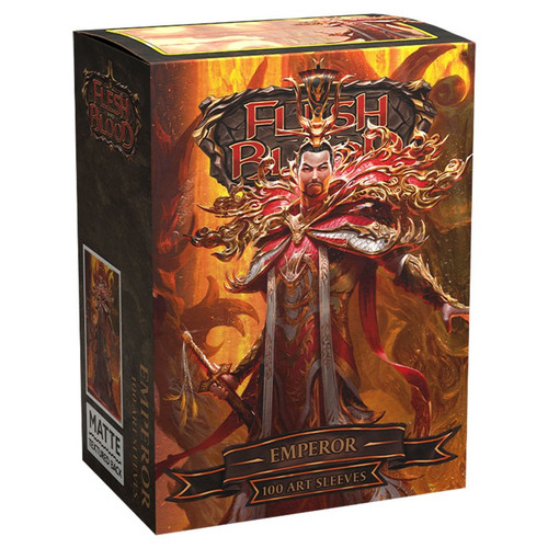 Card Sleeves: Other Printed Sleeves - Dragon Shields: (100) Matte Art - Flesh and Blood - Emperor