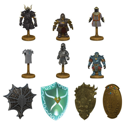 RPG Miniatures: Icons of the Realms - D&D Minis: Magic Armor Tokens Set