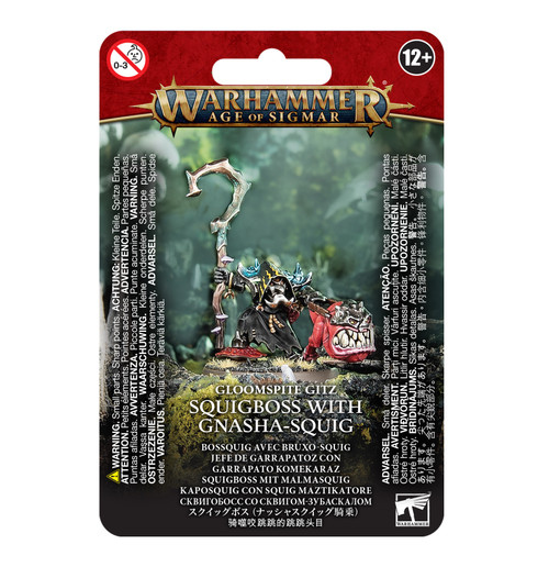 Warhammer: Age of Sigmar: Grand Alliance: Destruction - Gloomspite Gitz Squigboss & Gnasha-Squig (89-75)