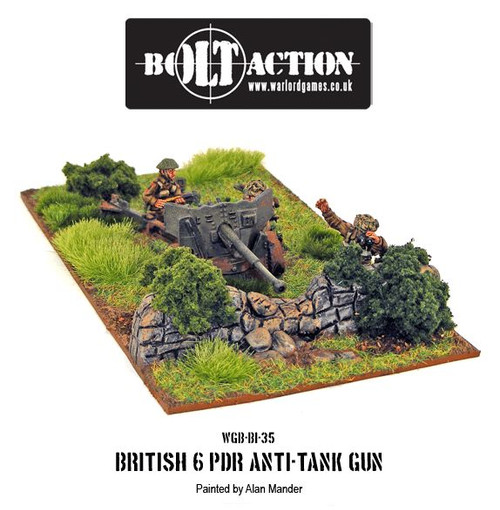 Bolt Action: Great Britain - British Army Six Pounder AT Gun