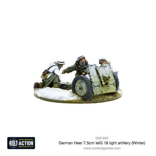Bolt Action: German - German Heer 7.5cm lelG 18 Light Artillery (Winter)