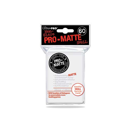 Card Sleeves: Non-Standard Sleeves - Pro-Matte Small Deck Protectors - White (60)