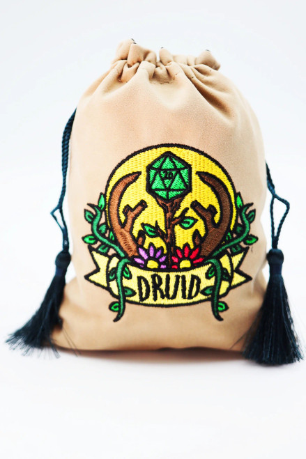 Dice and Gaming Accessories Other Gaming Accessories: Dice Bag - Druid
