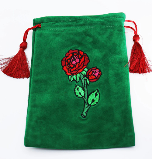 Dice and Gaming Accessories Other Gaming Accessories: Dice Bag - Dice Rose