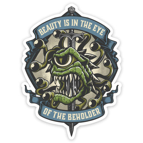 Eye of the Beholder - Cut Vinyl Sticker
