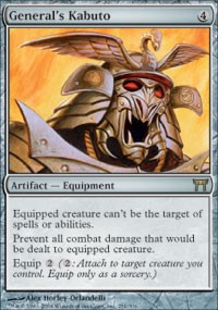 General's Kabuto [Foil] - Champions of Kamigawa