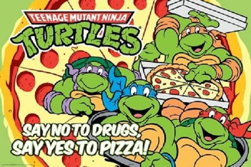 Posters: Teenage Mutant Ninja Turtles - Pizza