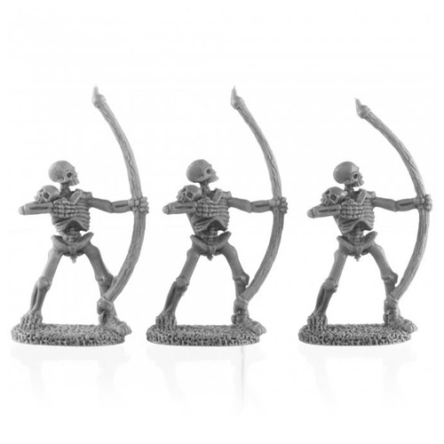 RPG Miniatures: Reaper Minis - Bones Legends - Skeletal Archers (3)