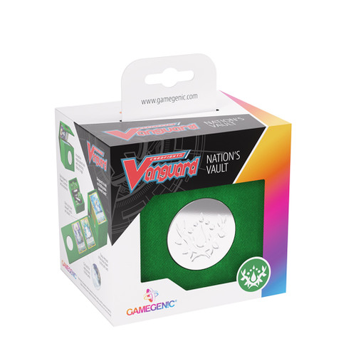 Deck Boxes: Premium Single Dboxes - Cardfight Vanguard Nation's Vault - Stoicheia (Green)