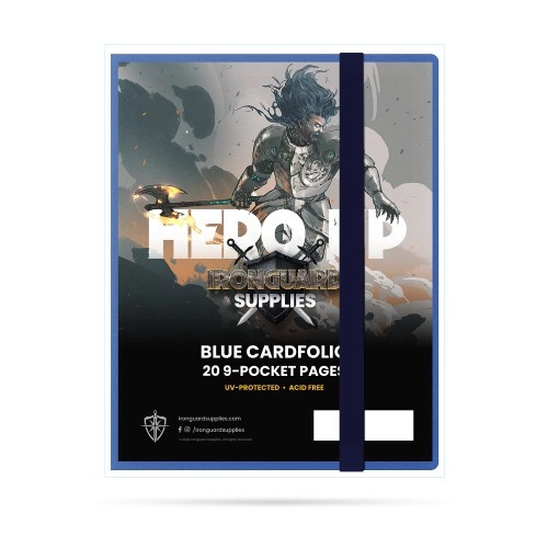 Portfolio: Ironguard: 9-Pocket Deluxe Portfolio Blue