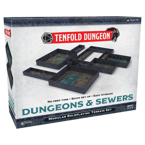 Terrain/Scenery: Tenfold Dungeon: Dungeons & Sewers (5E)