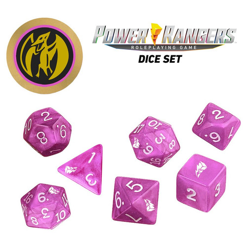 Miscellanous RPGs: Power Rangers RPG: Dice Set - Pink