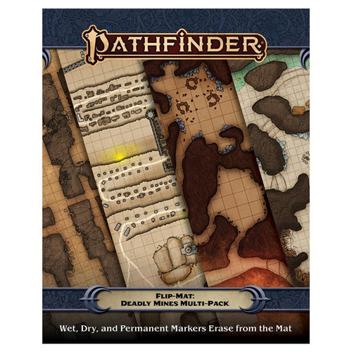 Pathfinder: Tiles and Maps - PF 2nd Edition: Flip-Mat - Deadly Mines Multi-Pack