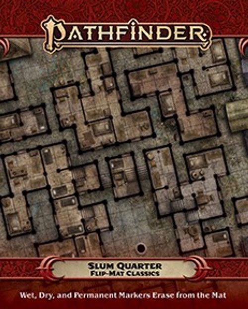 Pathfinder: Tiles and Maps - PF 2nd Edition: Flip-Mat Classics - Slum Quarter