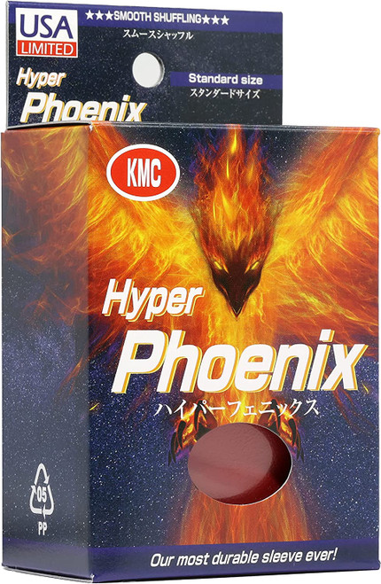 Card Sleeves: Sleeves: Hyper Phoenix Matte Red (100)