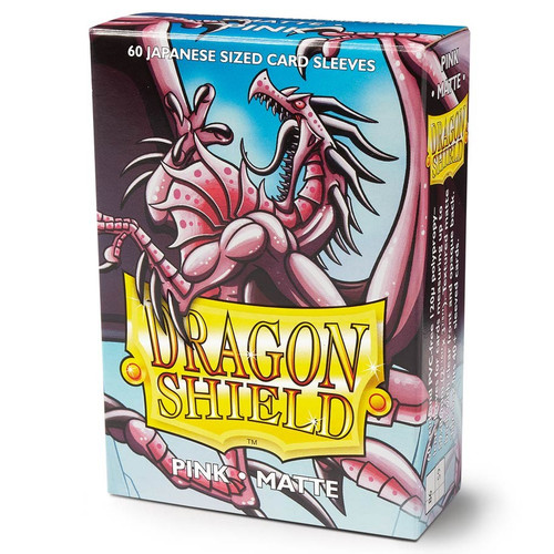 Card Sleeves: Non-Standard Sleeves - Dragon Shields Japanese - Matte Pink (60)