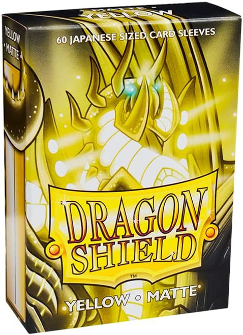 Card Sleeves: Non-Standard Sleeves - Dragon Shields Japanese - Matte Yellow (60)