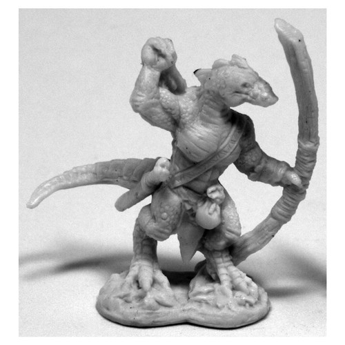 RPG Miniatures: Reaper Minis - Dark Heaven Bones: Lizardman Archer