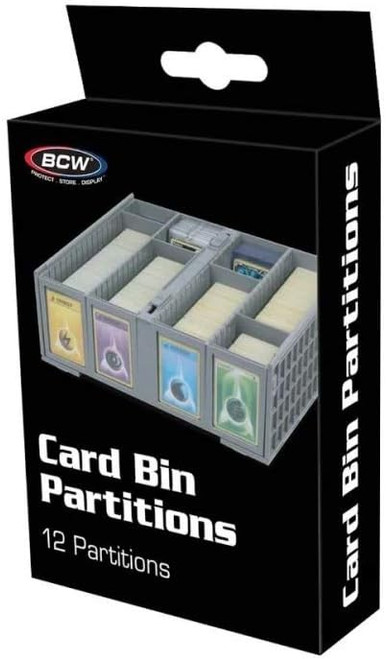 Collectible Card Bin Partitions GY