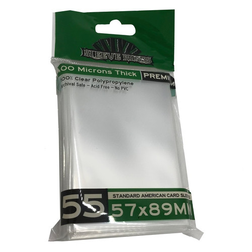 Card Sleeves: Premium Standard USA 57x89mm (55)