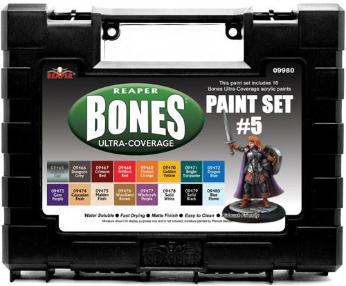Paint: Reaper - Master Series Paints: Bones Ultra Coverage - Paint Set #5