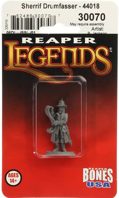 Reaper Miniatures: Legends: Sheriff Drumfasser