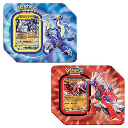 Pokemon TCG: Trainer Boxes and Special Items - Paldea Legends Tin (Koraidon ex/Miraidon ex)