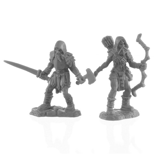 Reaper Miniatures: Bones Black: Rune Wight Hunters (2)