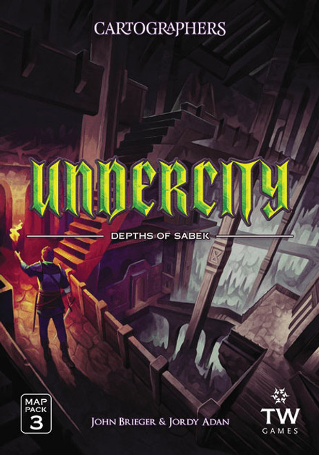 Board Games: Expansions and Upgrades - Cartographers: Heroes - Undercity Map Pack 